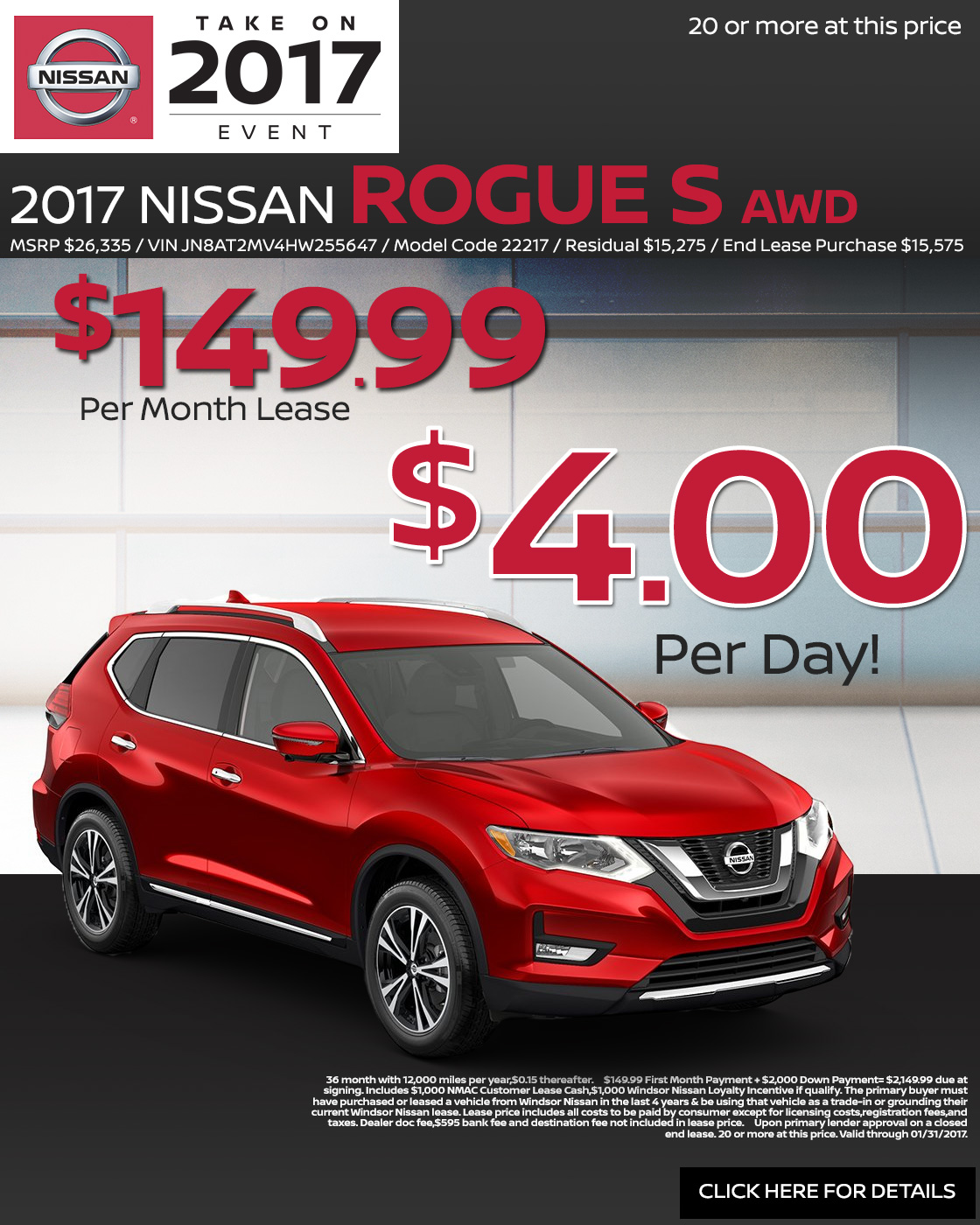 Nissan Monthly Lease Deals